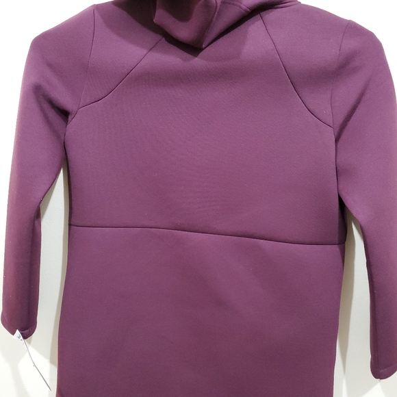 Sage Collective Hooded Jacket Long Burgundy (SMALL) ONLY AVAILABLE - Picture 3 of 8